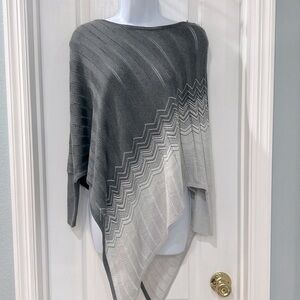 White House Black Market Gray Shrug Sweater